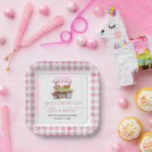 Das Brautparty des Marktes für die Bauern frisch v Pappteller (Party)