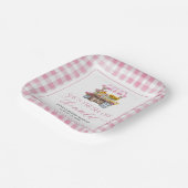 Das Brautparty des Marktes für die Bauern frisch v Pappteller (Gewinkelt)