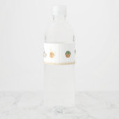 Das Brautparty des Marktes für die Bauern frisch v Wasserflaschenetikett (Rückseite)