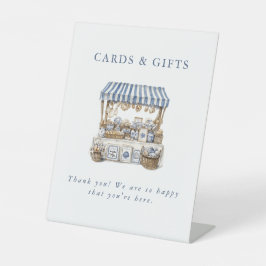 Das Brautparty des Marktes für Küstenmärkte Sockelschild