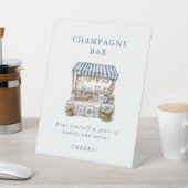 Das Brautparty des Marktes für Küstenmärkte Sockelschild (In SItu)