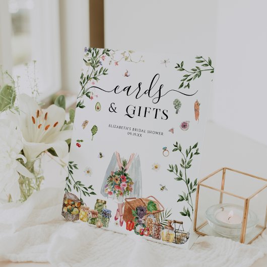 Das Brautparty des Marktes | Karten und Geschenke Sockelschild