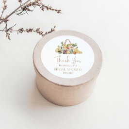 Das Brautparty des Marktes Runder Aufkleber