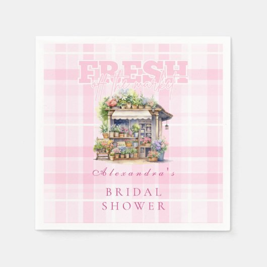 Das Brautparty des Marktes Serviette (Vorderseite)