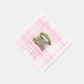 Das Brautparty des Marktes Serviette (Ecke)