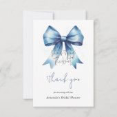 Das Brautparty des "Unbekannten" Dankeskarte (Vorderseite)