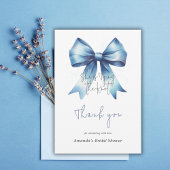 Das Brautparty des "Unbekannten" Dankeskarte