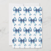 Das Brautparty des "Unbekannten" Einladung (Rückseite)