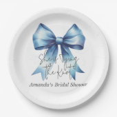 Das Brautparty des "Unbekannten" Pappteller (Vorderseite)