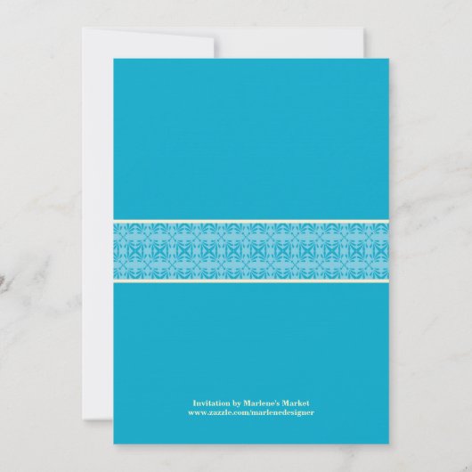 Das Brautparty-Einladung des Western-Paares Einladung (Rückseite)