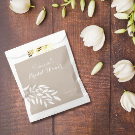 Das Brautparty ist beige, minimalistisch Geschenktütchen