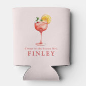 Das Brautparty "Light Pink" für die Zukunft Dosenkühler (Rückseite)