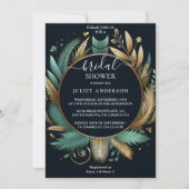 Das Brautparty ?Palm Tree Beach? Einladung (Vorderseite)