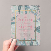 Das Brautparty "Summer I" wurde Verheiratet Resort Acryleinladungen (Insitu (Handheld))