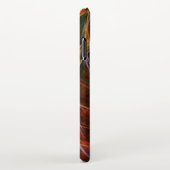 Das Brechen des Kreises Abstrakter Kunst Matte iPhone Hülle (Rechte Seite)