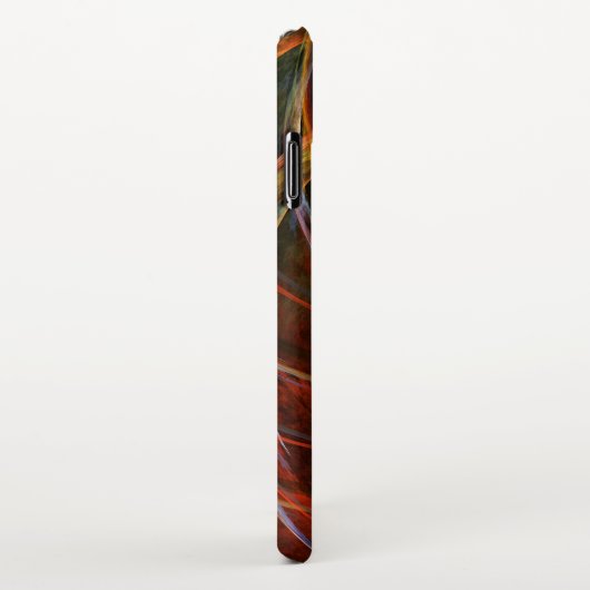 Das Brechen des Kreises Abstrakter Kunst Matte iPhone Hülle (Rechte Seite)