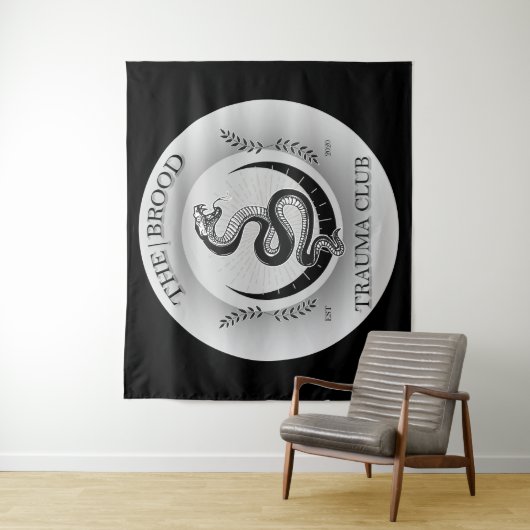 Das breite Markenband Wandteppich (Beispiel)