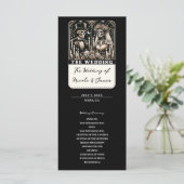 Das BREITE Tarot Skeletons Bride & Groom Programm (Stehend Vorderseite)