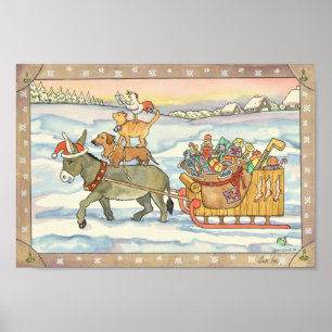 Das Bremen-Stadtmusiker-Plakat Poster