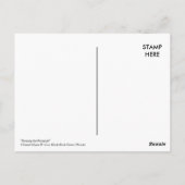 Das Brennen der Pyramiden, das Brennen der menschl Postkarte (Rückseite)