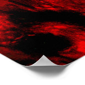 Das brennende Menschenplakat Poster (Ecke)