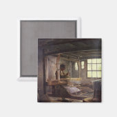 Das Breton Weaver, 1888 Magnet (Vorderseite/Rückseite)
