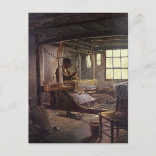 Das Breton Weaver, 1888 Postkarte (Vorderseite)
