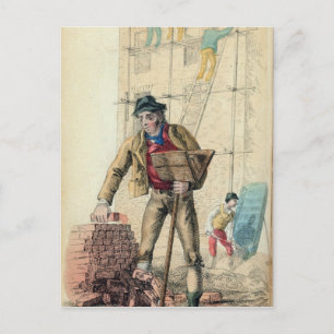 Das Bricklayer-Labor Postkarte