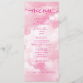 Das Bridge ist auf der "Cloud Nine Brautparty Food Menükarte (Vorderseite)