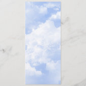 Das Bridge ist auf der "Cloud Nine Brautparty Food Menükarte (Rückseite)