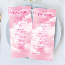 Das Bridge ist auf der "Cloud Nine Brautparty Food Menükarte