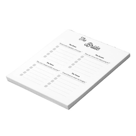 Das Bridge Notepad Notizblock (Rotiert)