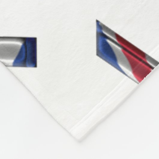 Das britische Britische Flaggentypografie-Elegant Fleecedecke (Ecke)