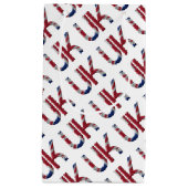 Das britische Britische Flaggentypografie-Elegant Kleine Geschenktüte (Vorderseite)