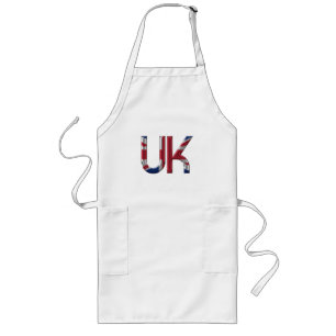 Das britische Britische Flaggentypografie-Elegant Lange Schürze