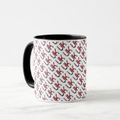 Das britische Britische Flaggentypografie-Elegant Tasse (Vorderseite Links)