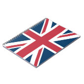 Das britische Flaggen-Notizbuch Union Jack Notizblock (Linke Seite)