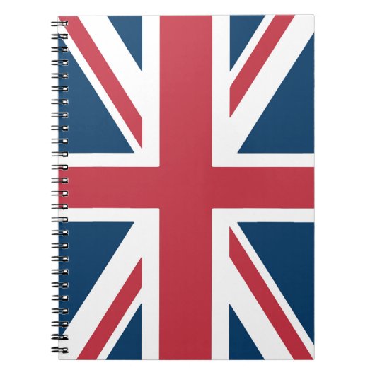 Das britische Flaggen-Notizbuch Union Jack Notizblock (Vorderseite)