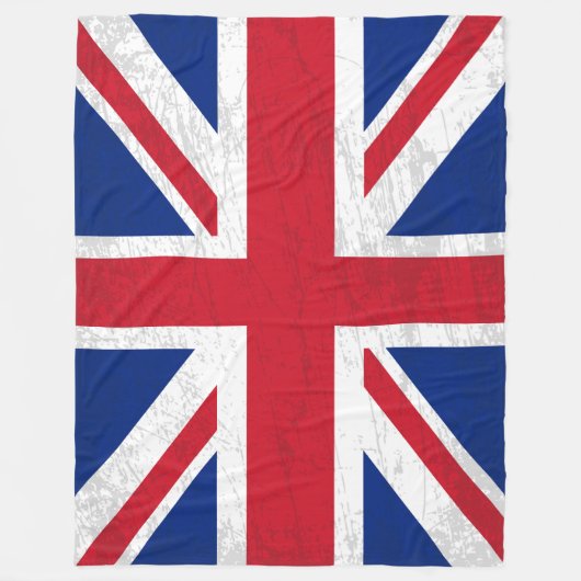 Das britische Flaggenblanket - Ein Tapisserie brit Fleecedecke (Vorderseite)