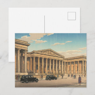 Das Britische Museum Japanischer Holzschnitt Postkarte