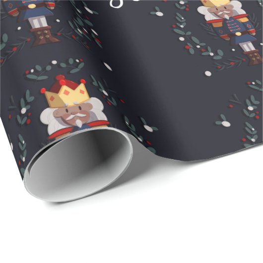 Das britische Nutcracker Wrapping Paper Geschenkpapier (Rolleneckpunkt)