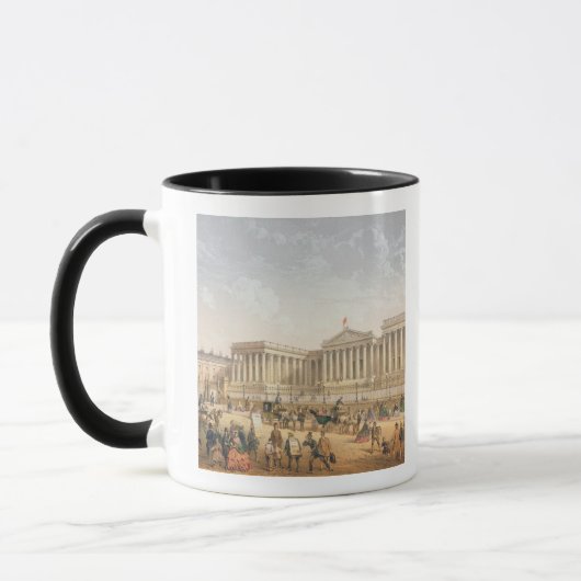 Das British Museum, c.1862 (Farbelitho) Tasse (Links)
