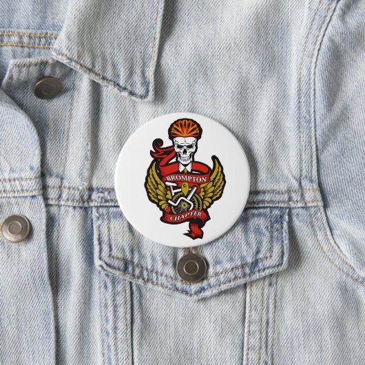 Das Brompton Kapitel-Button-Abzeichen (faltendes Button (Beispiel)