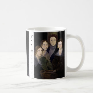 Das Brontës ~ wieder hergestellte Säulen-Porträt Kaffeetasse