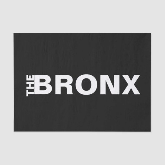 Das Bronx-Tissue Seidenpapier (Vorderseite)