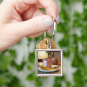 Das Bronzeglas Schlüsselanhänger (Hand)