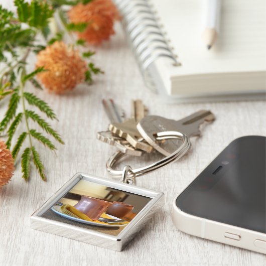 Das Bronzeglas Schlüsselanhänger (Seite)