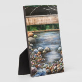 Das Brook Original handgemalte Kunstlandschaft Fotoplatte (Seite)