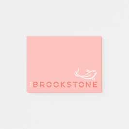 Das Brookstone-Logo Notepad Post-it Klebezettel