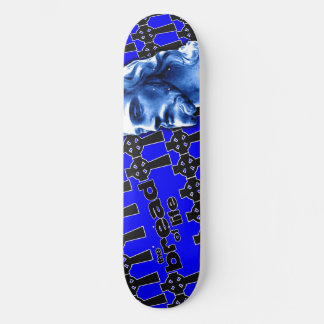 Das Brot des Lebens Blau mit Jesus Skateboard
